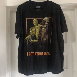 3/$25 Star Wars Chewbacca & C3PO Tshirt